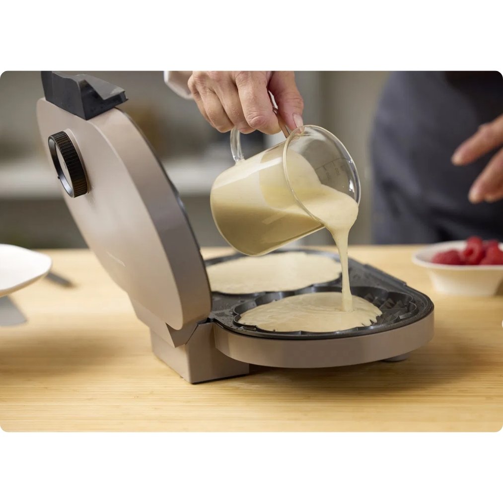 Dobbelt vaffeljern 1600 watt Latte